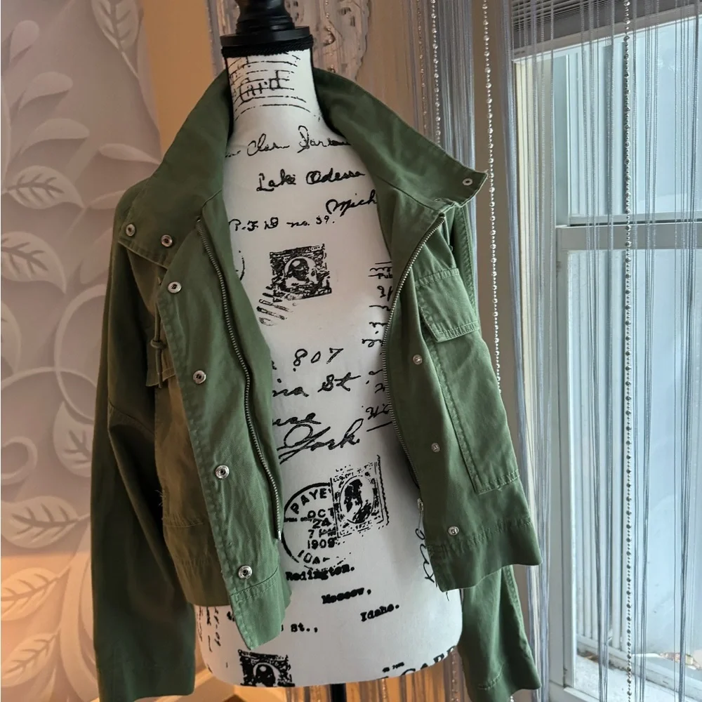 Vigoss Olive Utility Jacket - Picture 8 of 13